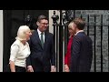 Prime Minister Andy Burnham welcomes French President Emmanuel Macron to Downing Street
