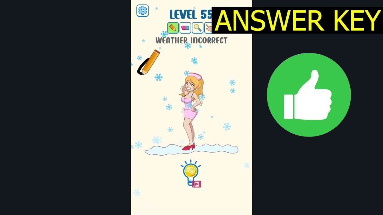 Brainstorm Nurse Story Puzzle LEVEL 55 Weather Incorrect (ANSWER KEY) Gameplay Walkthrough Solution