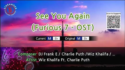 🎵 See You Again - Wiz Khalifa ft. Charlie Puth (Karaoke Version)