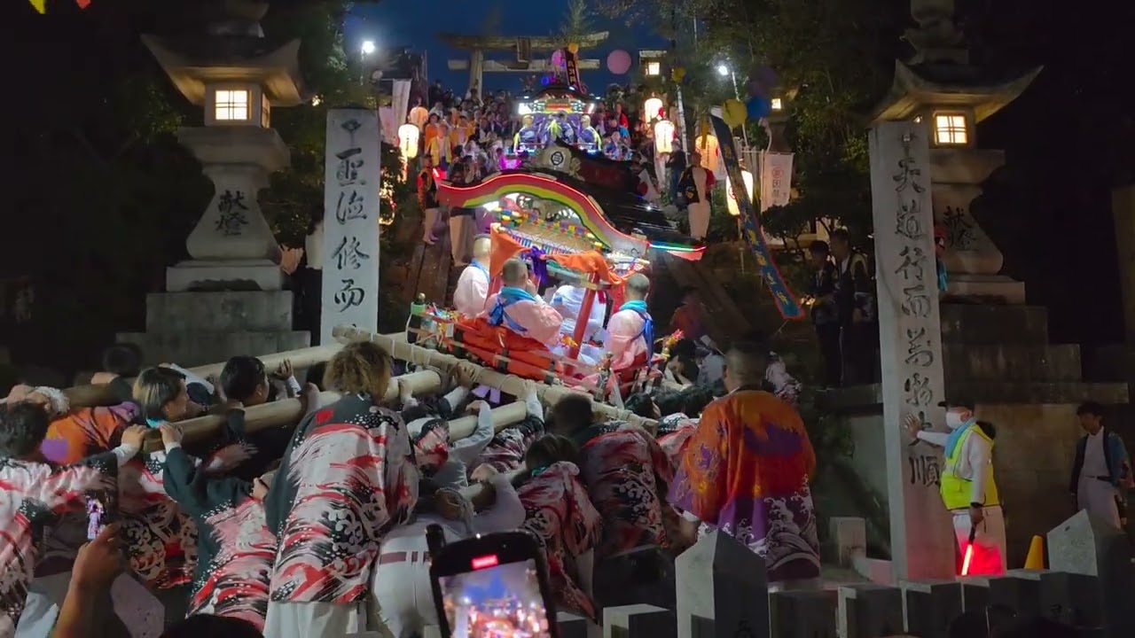 大山神社例大祭夕方