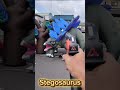 Dinosaur shooting game event production / Tyrannosaurus Inflatable / 恐竜シューティング ステゴサウルス #Dinosaur