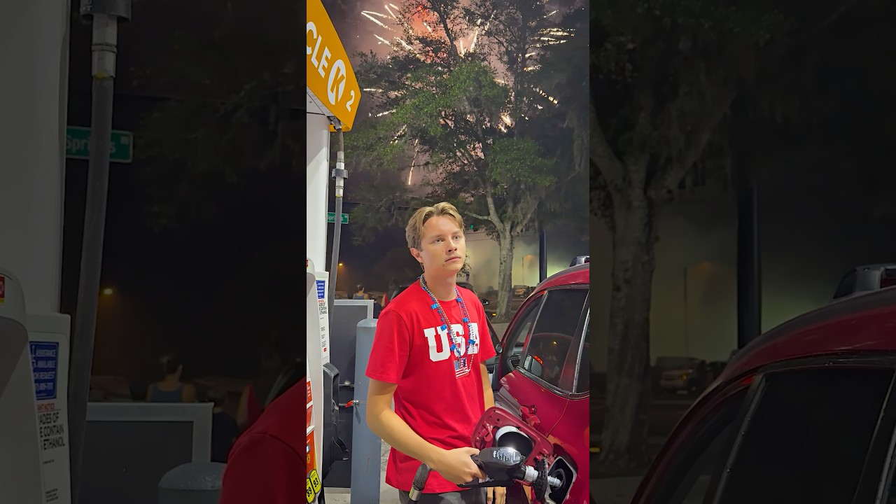 Still doesn’t make me feel better about the gas prices ⛽️ #skit #comedy #4thofjuly #fireworks