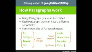 Using Paragraphs to Weave a Beautiful Content Tapestry