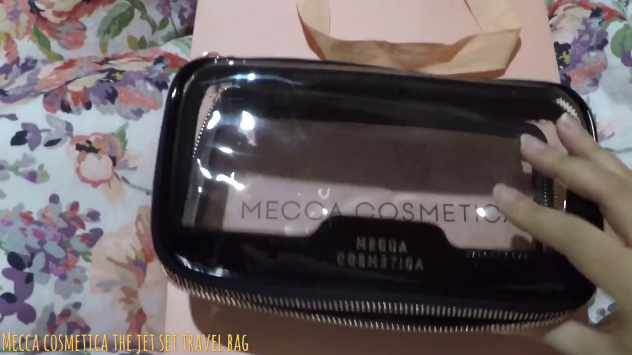 mecca cosmetica jet set vanity bag