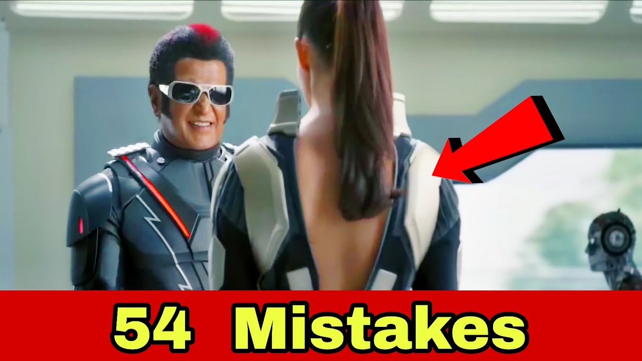 Robo dress போட்ட பொண்ணு 😂2.0 Funny Movie Mistakes 54