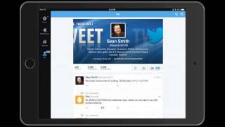 Using Twitter on iPad