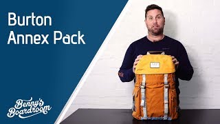 Samenwerken met Drank rijkdom Burton Annex Pack 28L Backpack Walkthrough | Benny's Boardroom - YouTube