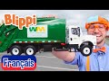 Blippi en français - Le recyclage avec les camions-poubelles | Vidéos éducatives pour les enfants
