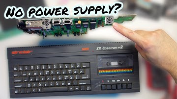 No power supply? No problem... workaround for the 128K ZX Spectrum +2A / +2B / +3