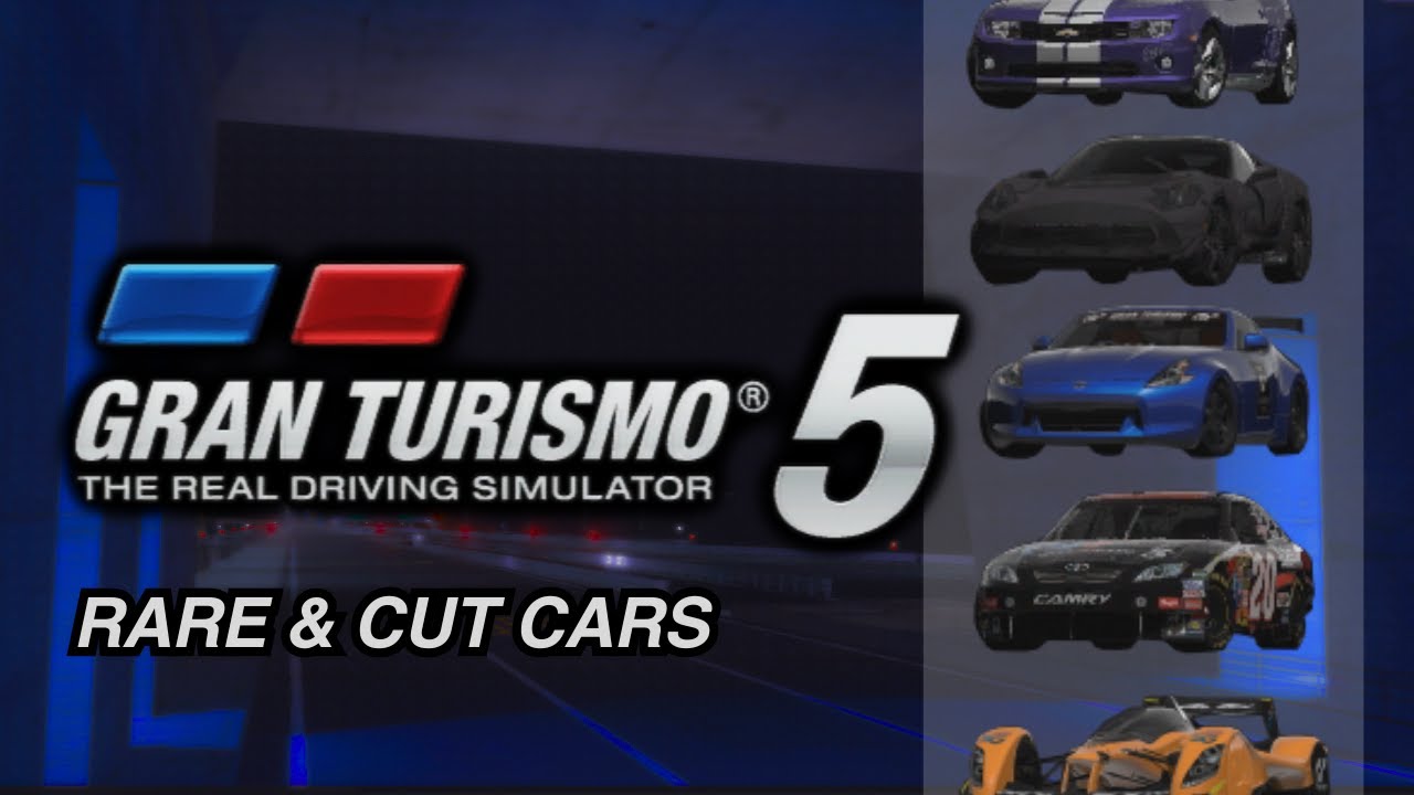 The GRAN TURISMO 5 CARS you probably NEVER OWNED