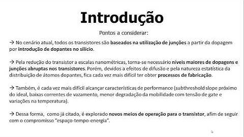 Junctionless Transistor   apresentacão 1/2