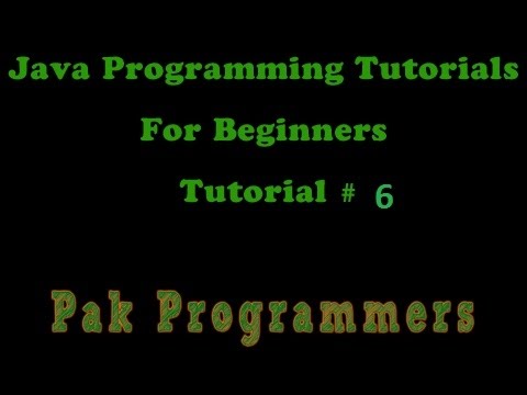 Java Urdu Programming Tutorial  6  Building a Basic Calculator