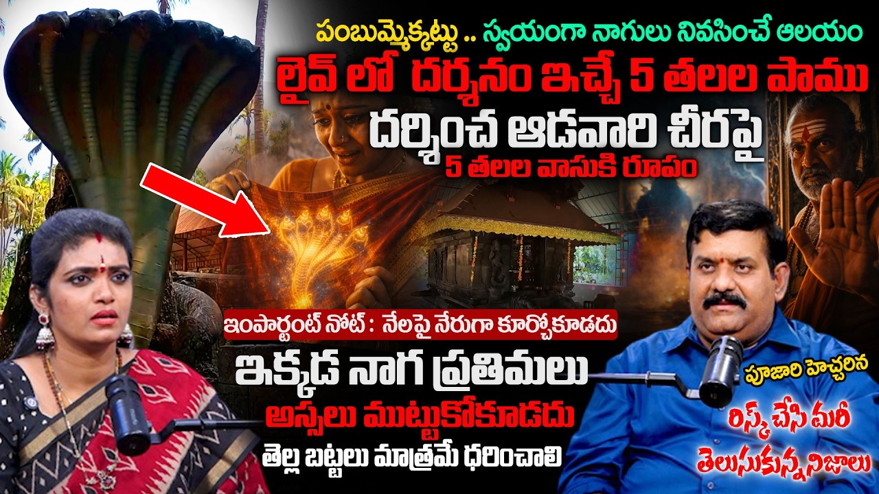 Pambummekkattu Mana Temple Mystery | Abhyudaya Foundation CEO Nanda Kishore Reddy | Geethanjali