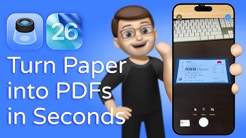 Een document scannen op je iPhone (iOS 26)