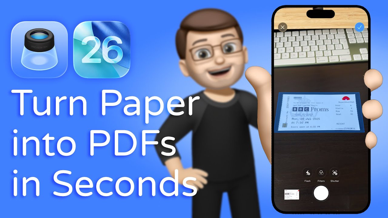 How to Scan a Document on your iPhone (iOS 26) - YouTube
