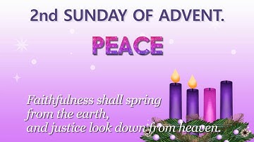 R&A :(NEW LECTIONARY) YEAR B (2023-24) SECOND SUNDAY OF ADVENT. PSALM AND ACCLAMATION.
