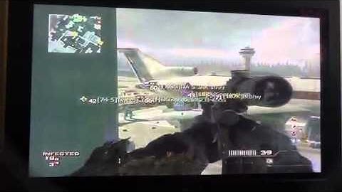 COD MW3 Infected Random 360 quick scope on terminal