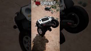 0% SURVIVAL? 😱 Insane Police SUV Cliff Fall! #shorts #beamng