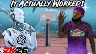 Let AI Build My Entire Player In 2K26…