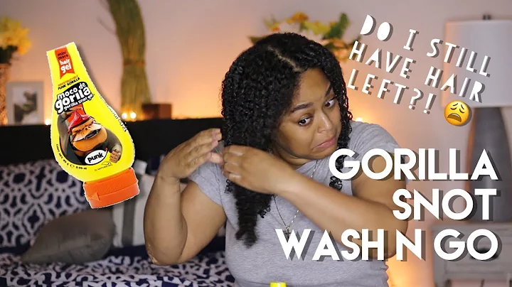 GORILLA SNOT WASH N GO (are my edges okay 😳) | REVIEW | Danielle Renée