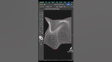 How to make 3D wireframes in Adobe Illustrator 🖤 #tutorial #graphicdesign #adobeillustrator