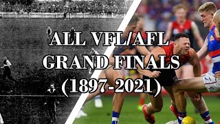 All VFL/AFL Grand Final Scorecards (1897-2021)