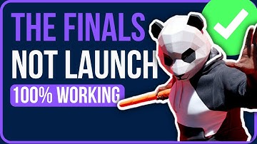THE FINALS NOT LAUNCHING PC [FIXED] | Fix The Finals Black Screen on Startup