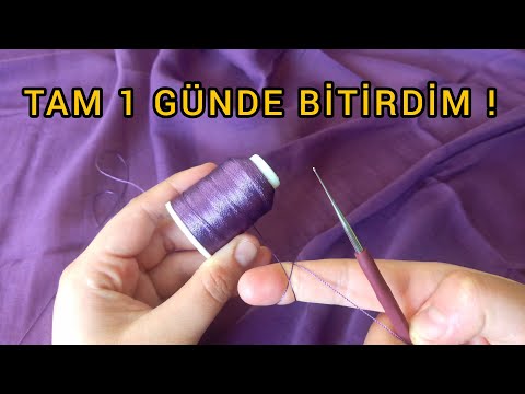 566- TAM BİR GÜNDE BİTİRDİM ! 40 LİRADAN SATTIM🙋ÇOK GÜZEL BONCUKLU OYA MODELİM