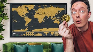 My TRAVEL SCRATCH MAP 🗺️ (30 Years of Travel)