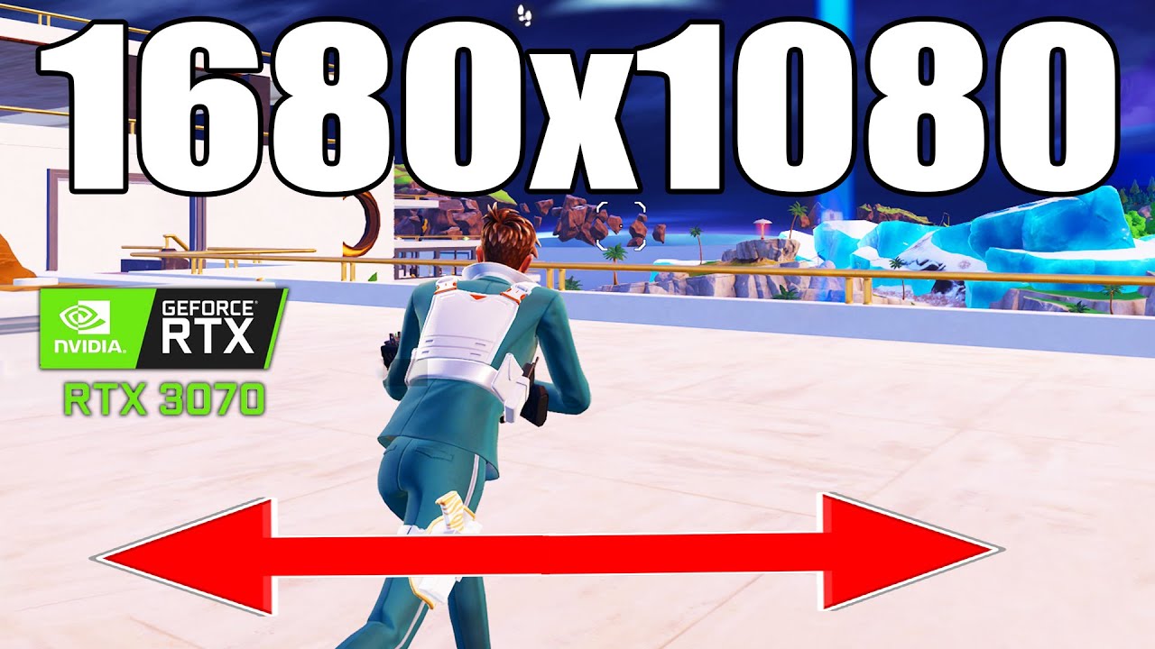 Streched Resolution 1680x1080 Fortnite Chapter 4 Season 4 l RTX 3070