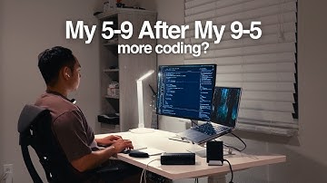 My 5-9 After My 9-5 as a Remote Software Engineer - Coding, Editing, and more