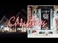 CHRISTMAS FRONT PORCH 2020 AND OUTDOOR CHRISTMAS LIGHTS | DECORATE WITH ME FOR CHRISTMAS
