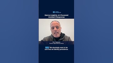 Demo Insights: AI-Powered Incident Response #cybersecurity #ai
