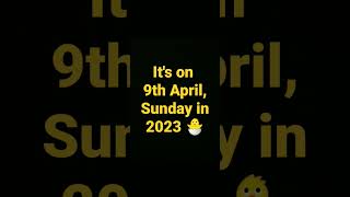 When is Easter in 2023? #wheniseasterin2023 #short #shortvideo