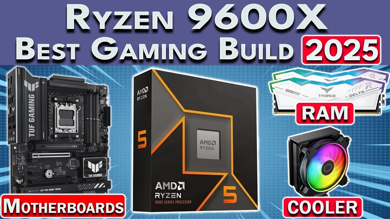 🛑Finally Cheap!🛑 Best Ryzen 9600X Gaming PC Build 2025 | RAM, GPU, Motherboard & More!