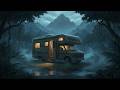 Driving Through Rainy Jungle Roads  | ghibli style ambience #ghiblistudio  #ghibliasmr #ghiblivideo