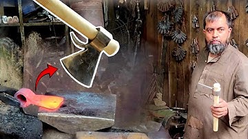 How to Make an Axe | Interesting Process of Forging and Making Sharp Axe