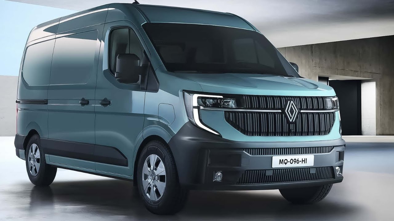 New Renault Master Van 2024 Introduced with Diesel, Electric and Hydrogen  Energy Options. 