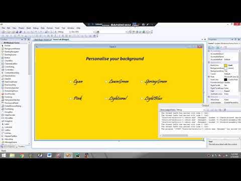 VB.Net Backcolor tutorial