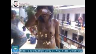 Bizarre graduation party at Kogi State University