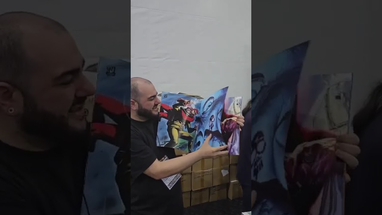 Video sneak peak Mythos Editora poster book open for pre-orders, shipping in July 2026