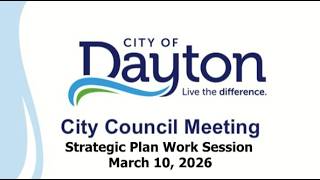 Strategic Plan Work Session 3-10-2026