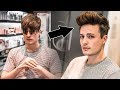 My Hair Transformation | Mens Short Messy Quiff Haircut & Hairstyle | BluMaan 2017