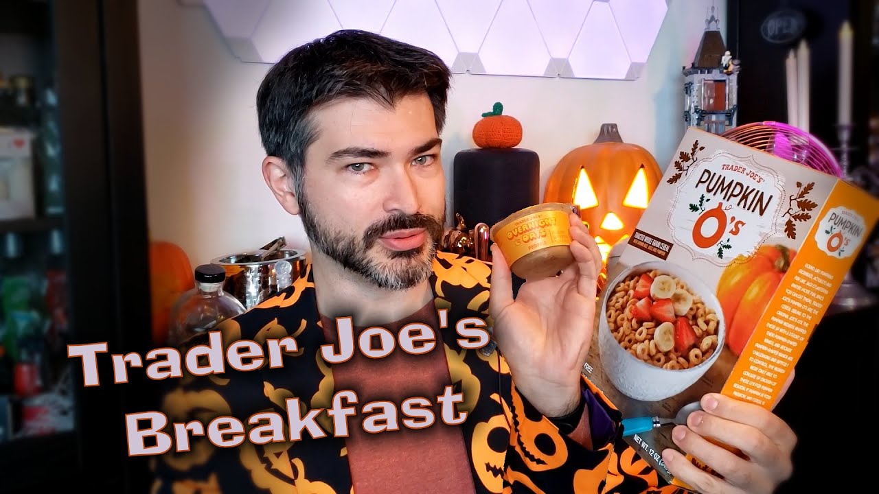 Trader Joe's Breakfast: Overnight oats and Pumpkin O's. Ben's Pumpkin
