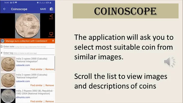 Coinoscope makes Coin identification very easy   visual search engine for coins - Anybody can use