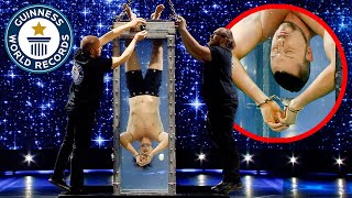 Underwater Escape Artist Race Against The Clock - Guinness World Records by Guinness World Records 32,784 views 1 month ago 3 minutes, 3 seconds