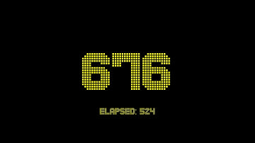 1200 seconds countdown timer with full zero second