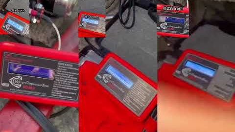 13b rotary engine compression test comparison with three different rpm