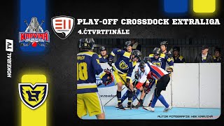 Play-off CROSSDOCK Extraligy hokejbalu | HbK Karviná vs. HBC Hostivař | 4. Čtvrtfinále