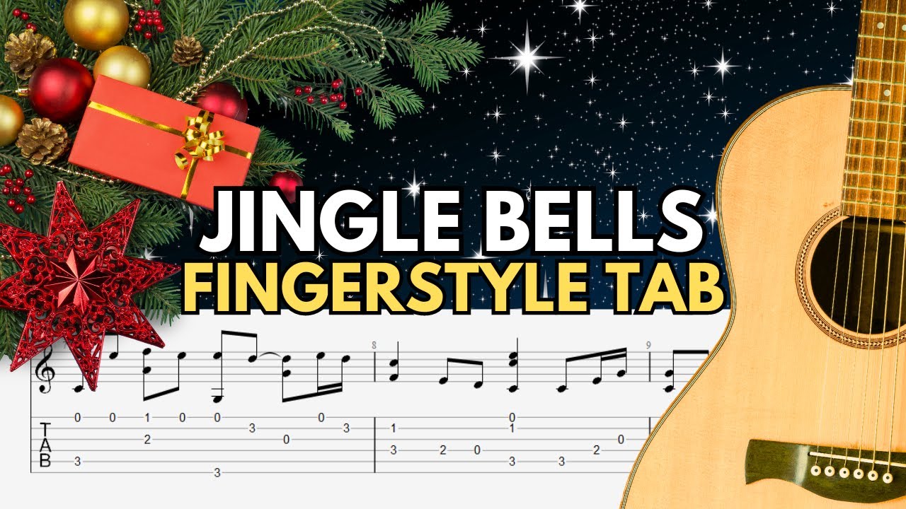 Jingle Bells Fingerstyle Tab (Free PDF Download) - YouTube
